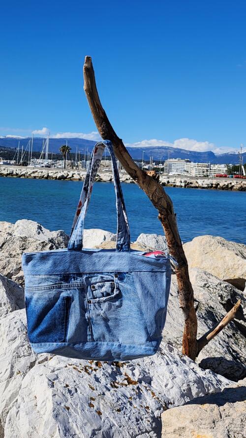 DENIM TOTE BAG